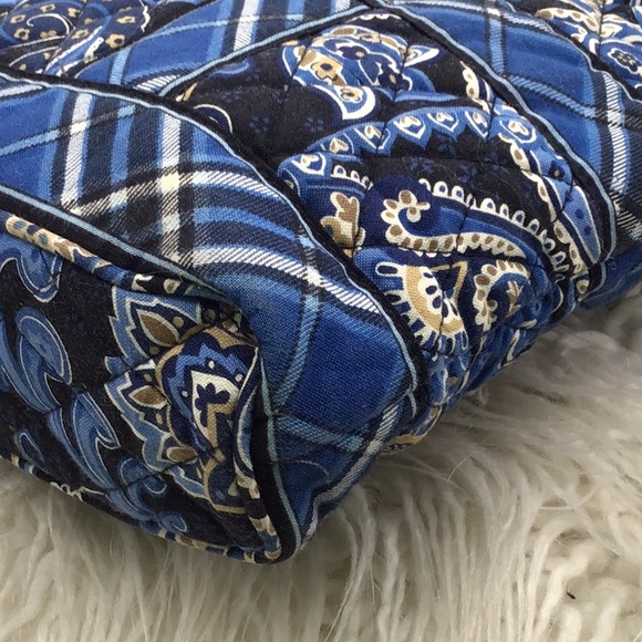 Vera Bradley Blue Floral Print Shoulder Bag & Wallet - Picture 8 of 12